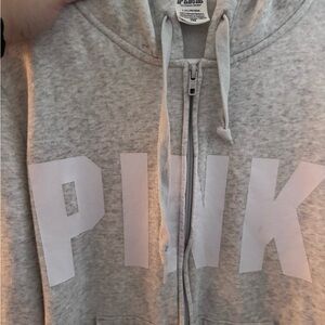 PINK Victoria's Secret Heather Gray Hoodie Brandnew